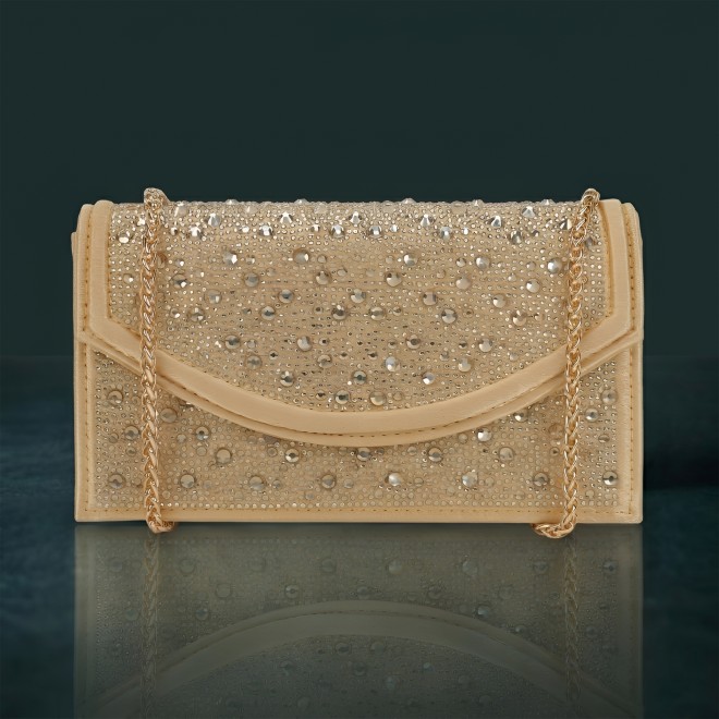 Cheemo Women Gold Evening Bag