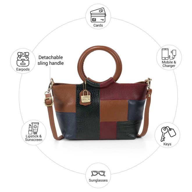 Cheemo Women Multi Satchel Bag (SKU: 77-286-13-10)