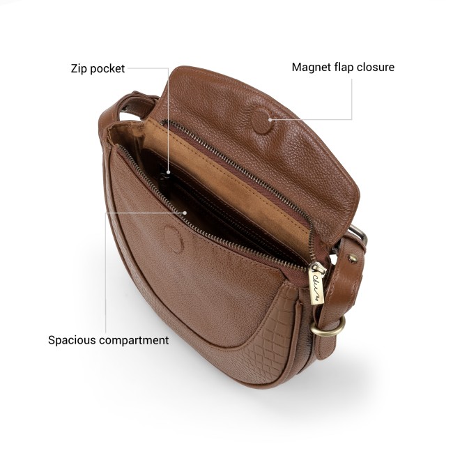 Cheemo Women Tan Shoulder Bag (SKU: 77-287-23-10)