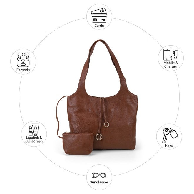 Cheemo Women Tan Shoulder Bag (SKU: 77-291-23-10)