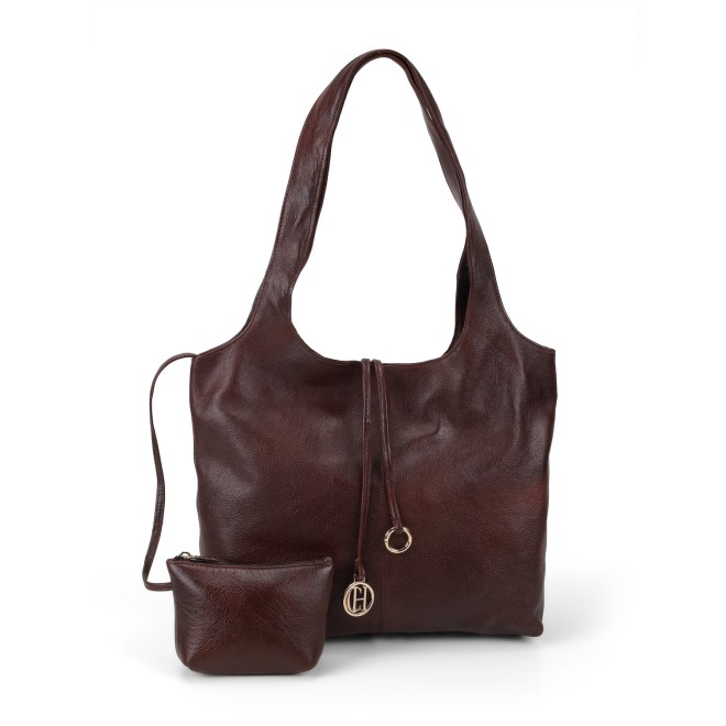 Cheemo Women Brown Shoulder Bag