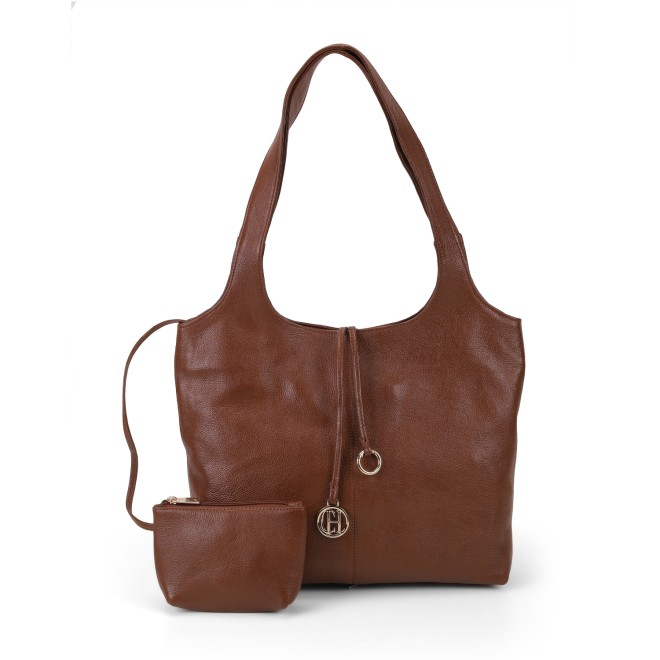 Cheemo Women Tan Shoulder Bag