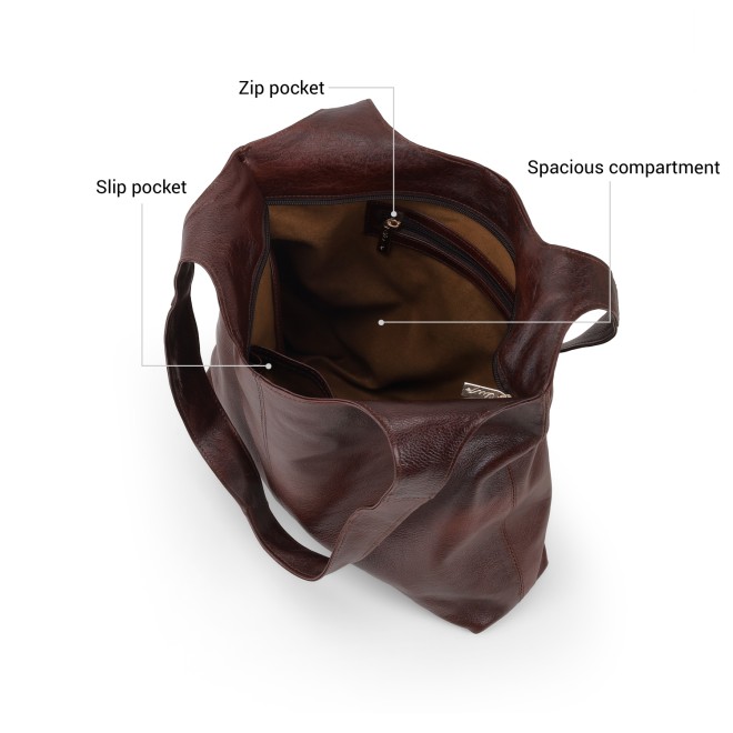 Cheemo Women Brown Shoulder Bag (SKU: 77-291-12-10)