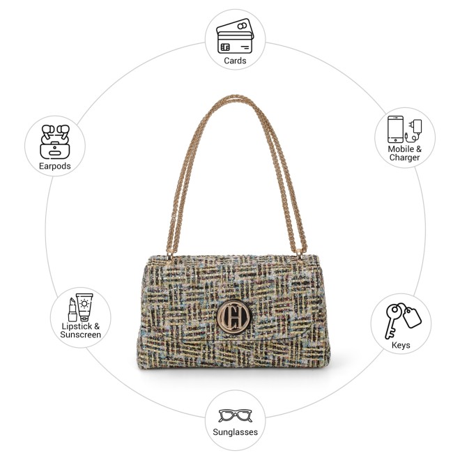 Cheemo Women Black Shoulder Bag (SKU: 77-292-11-10)