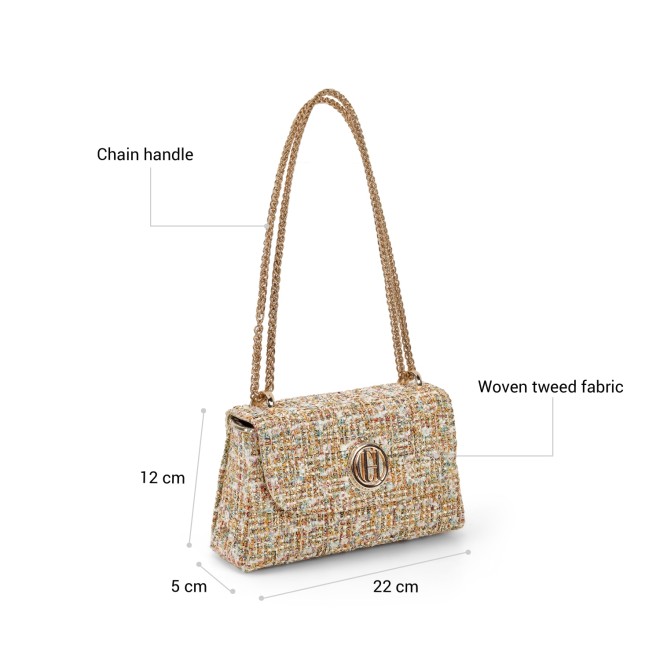Cheemo Women Gold Shoulder Bag (SKU: 77-292-15-10)