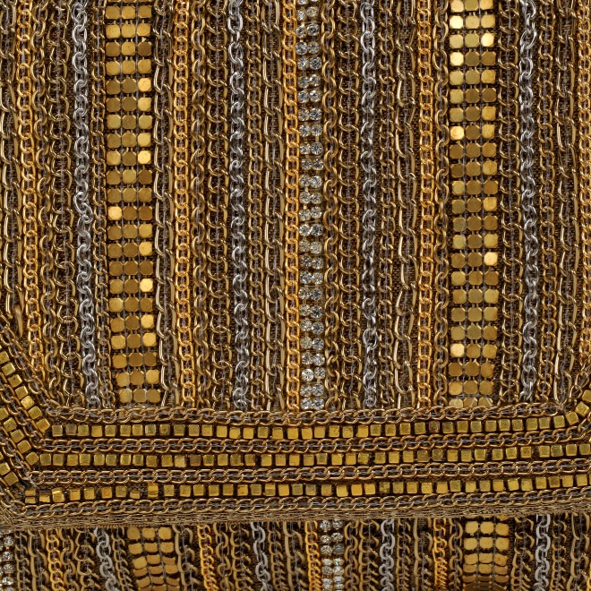 Cheemo Women Antic-gold Clutch (SKU: 77-303-28-10)