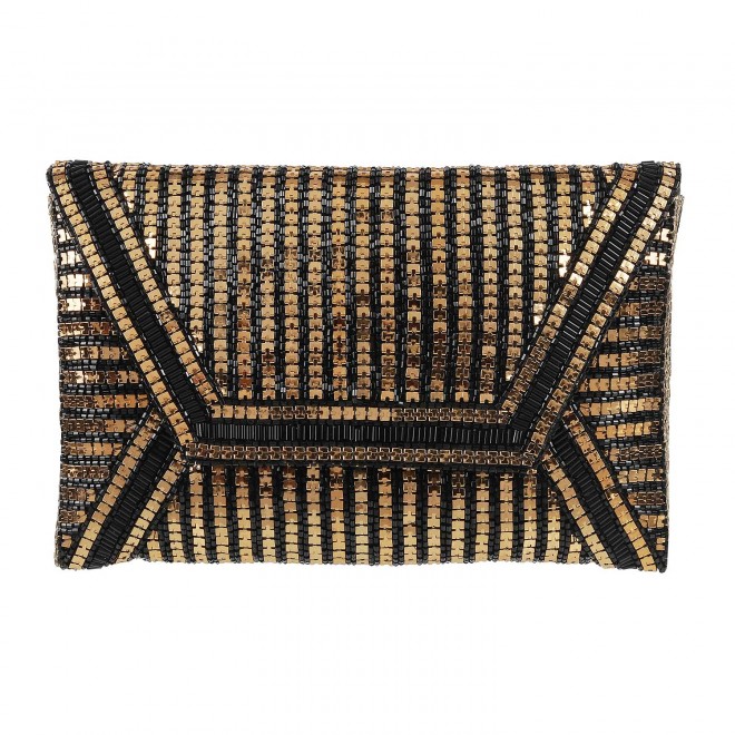 Cheemo Women Black Clutch Clutches