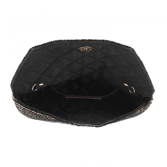 Cheemo Women Black Clutch Clutches (SKU: 77-41-11-10)