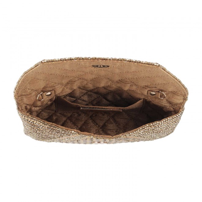 Cheemo Women Antique-Gold Clutch Clutches (SKU: 77-41-28-10)