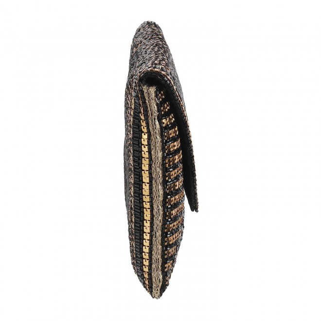 Cheemo Women Black Clutch Clutches (SKU: 77-41-11-10)