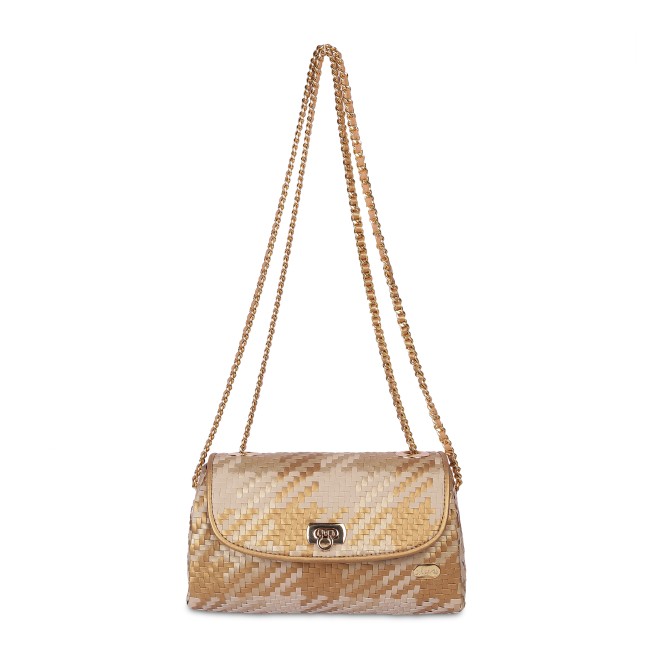 Cheemo Women Gold-multi Sling Bag (SKU: 77-5492-70-10)