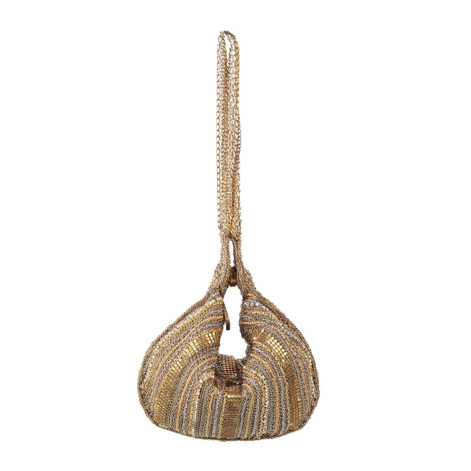 Cheemo Women Antique-Gold Bag Potlis