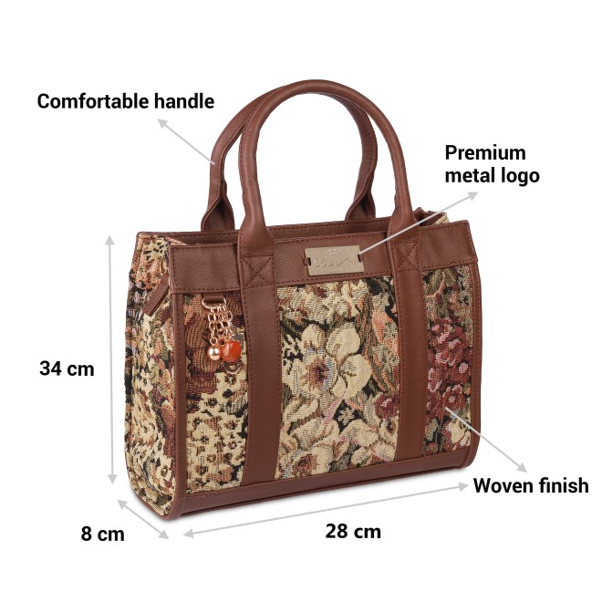 Cheemo Women Tan Satchel Bag (SKU: 77-75-23-10)