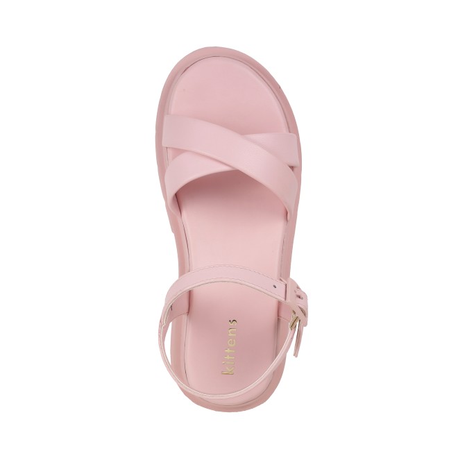 Kittens Girls Peach Casual Sandals (SKU: 78-1-80-32)