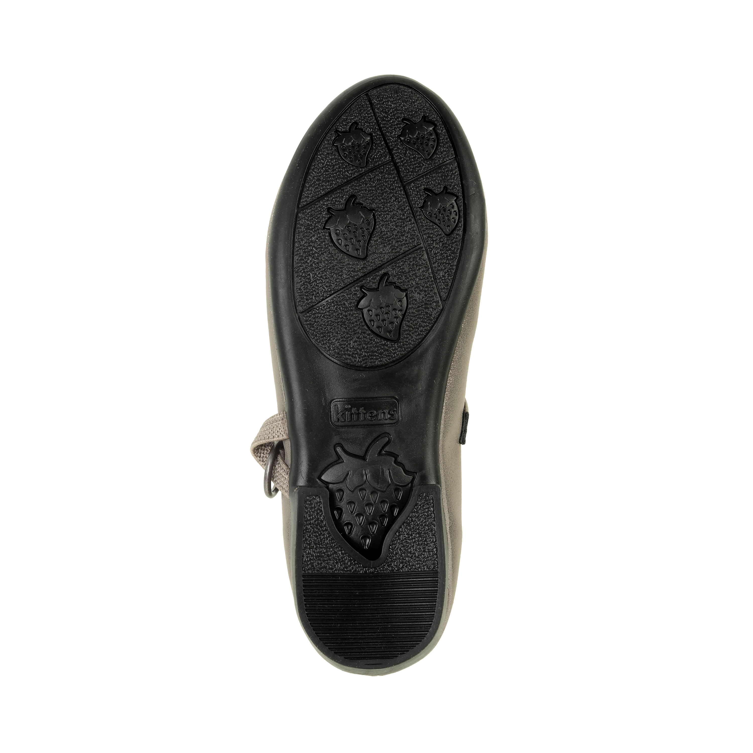 Kittens Girls Gun-metal Casual Ballerinas (SKU: 78-33-29-30)