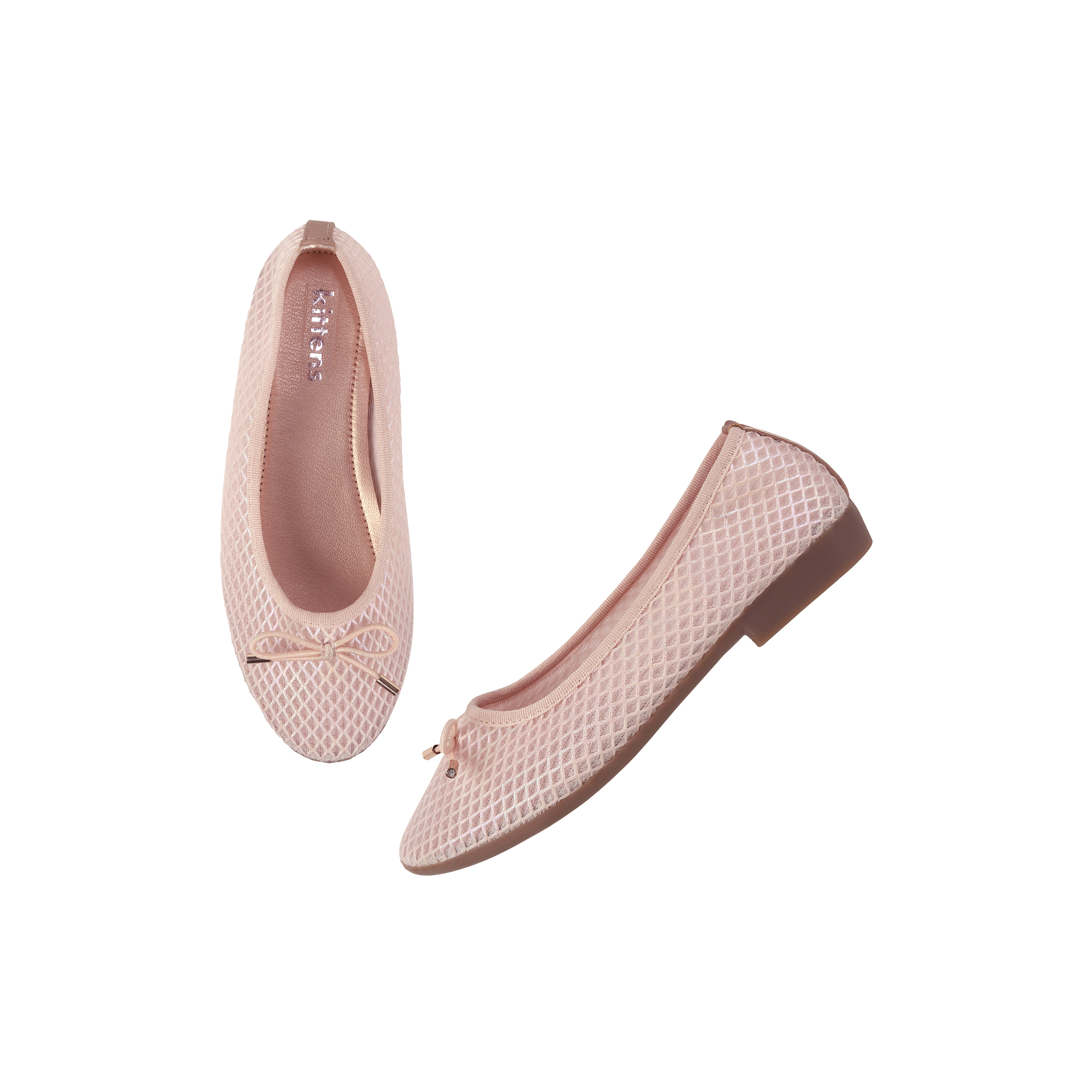 Kittens Girls Rose-gold Casual Ballerinas (SKU: 78-37-52-30)