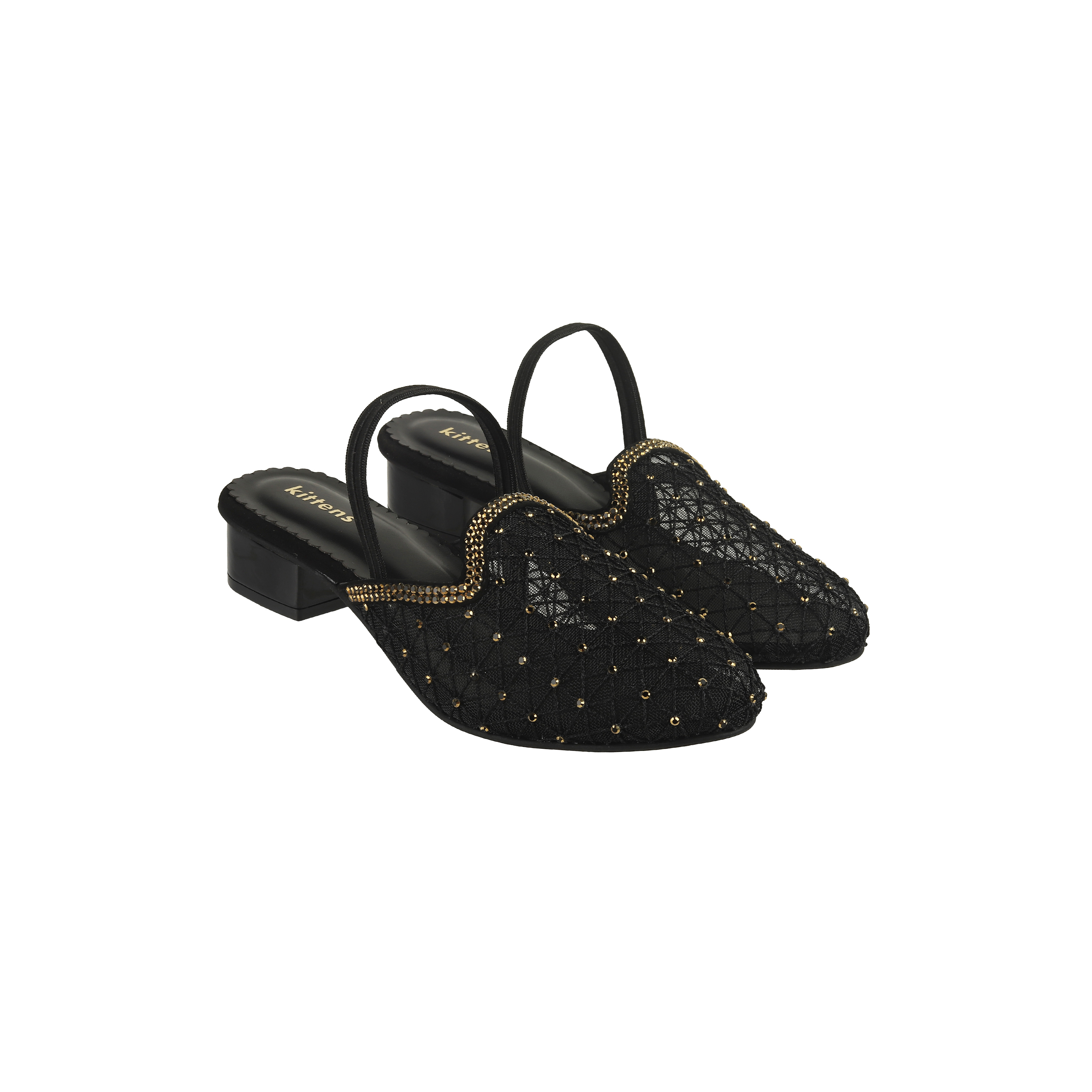 Kittens Girls Black Casual Sandals (SKU: 78-40-11-32)