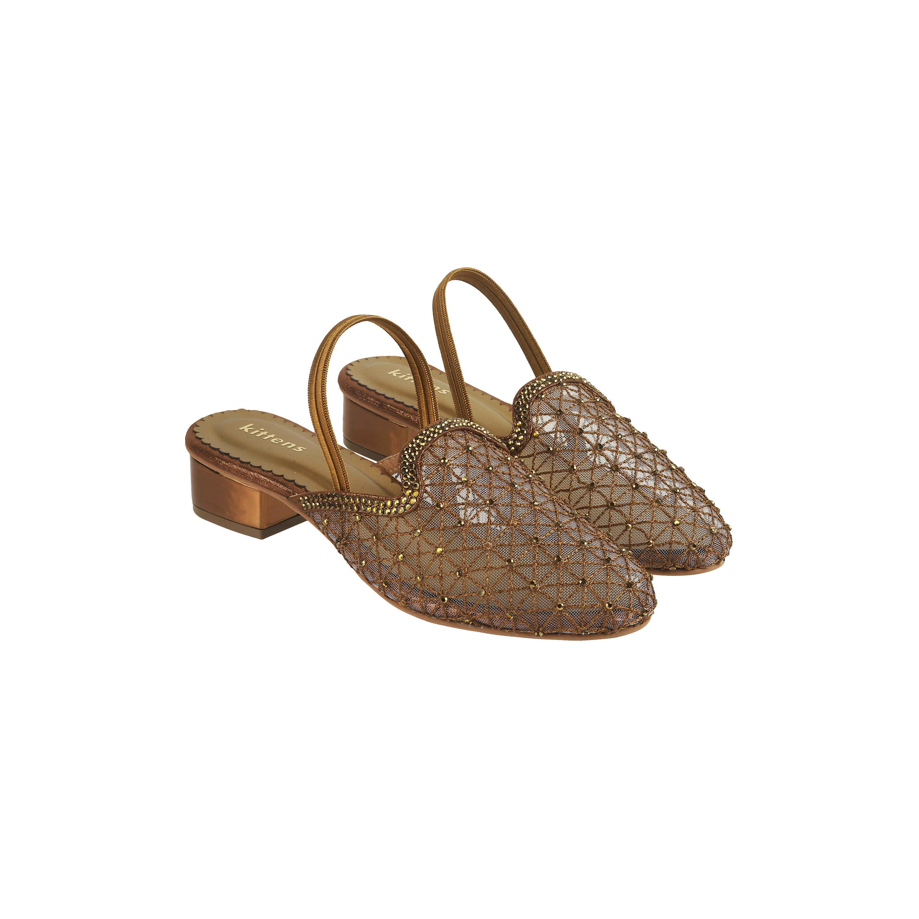 Kittens Girls Antic-gold Casual Sandals (SKU: 78-40-28-32)