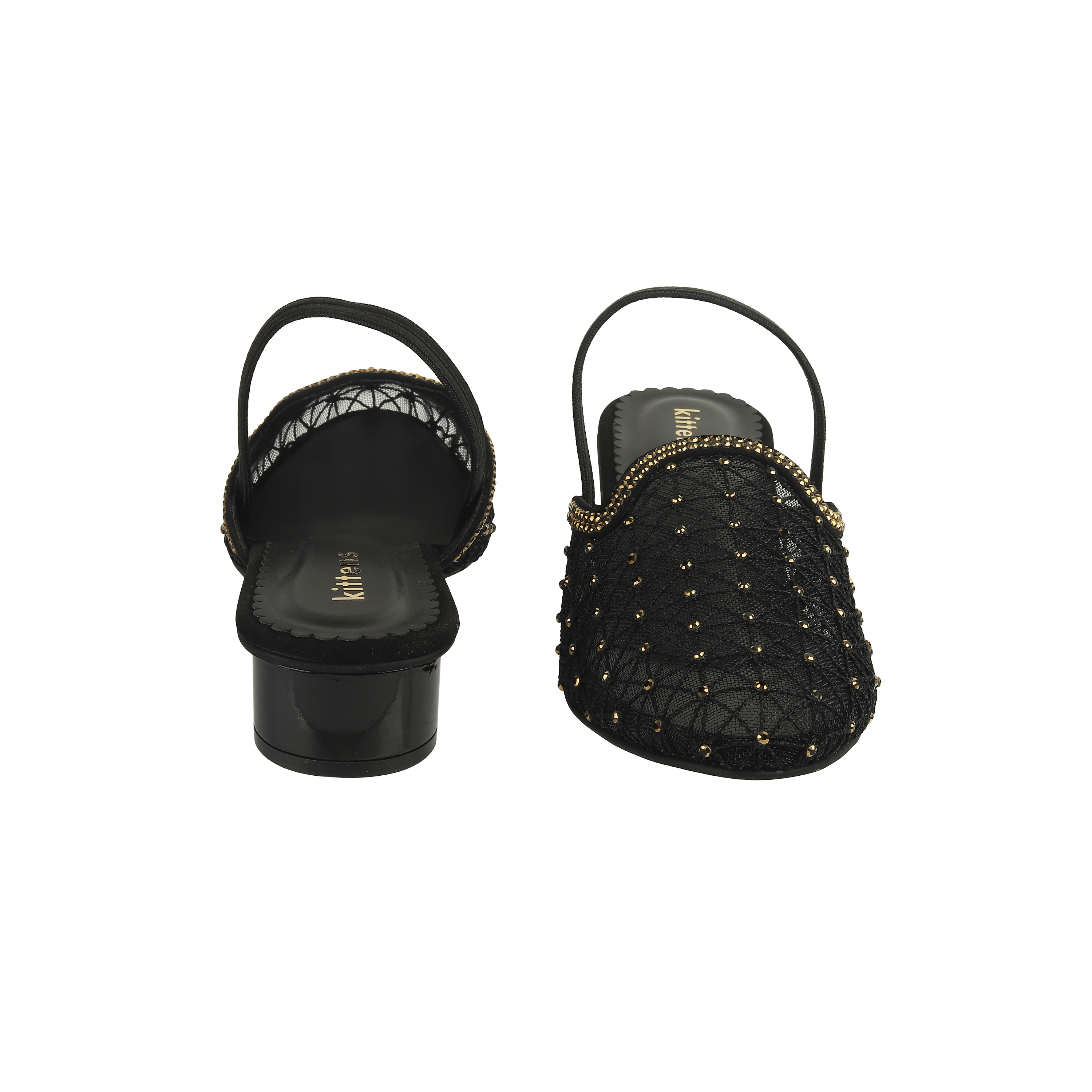 Kittens Girls Black Casual Sandals (SKU: 78-40-11-32)