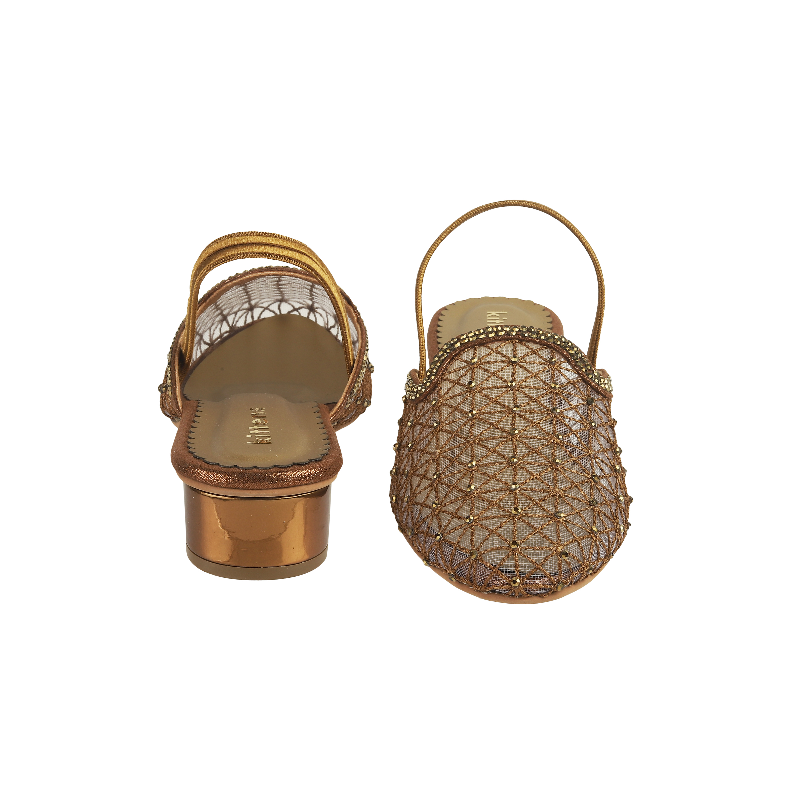 Kittens Girls Antic-gold Casual Sandals (SKU: 78-40-28-32)