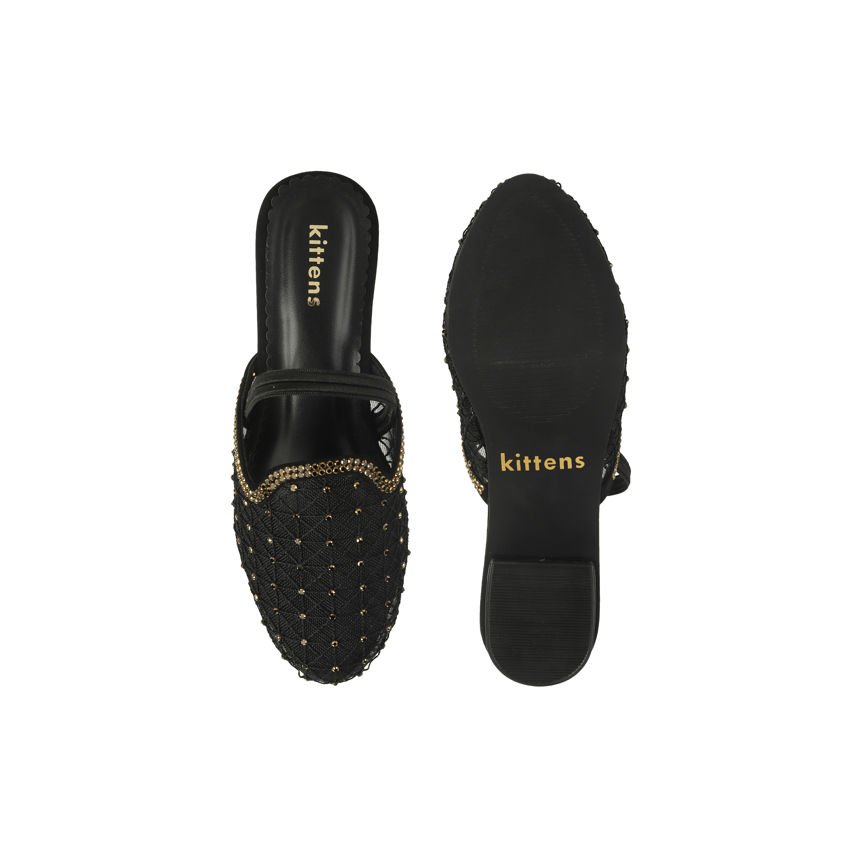 Kittens Girls Black Casual Sandals (SKU: 78-40-11-32)