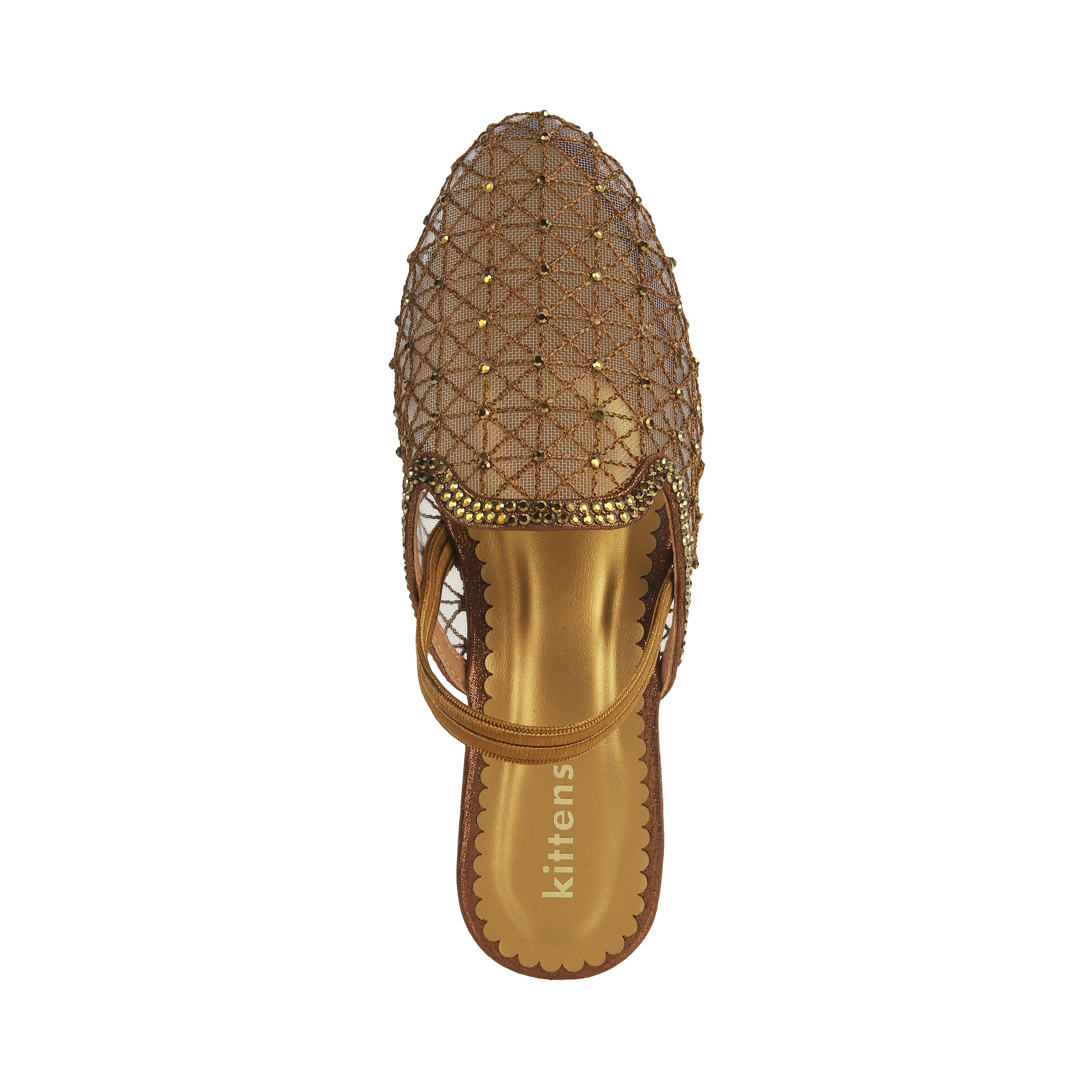 Kittens Girls Antic-gold Casual Sandals (SKU: 78-40-28-32)
