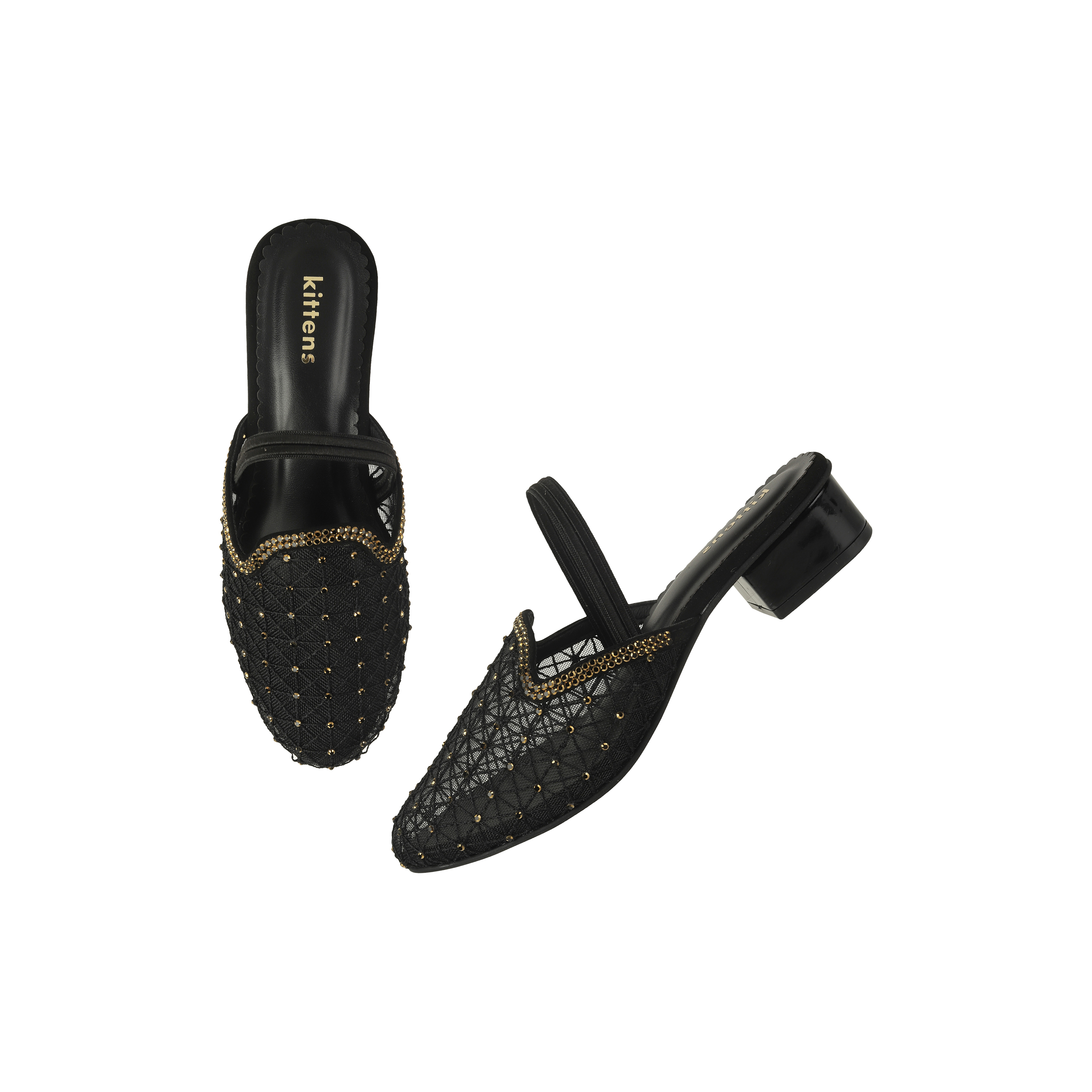 Kittens Girls Black Casual Sandals (SKU: 78-40-11-32)