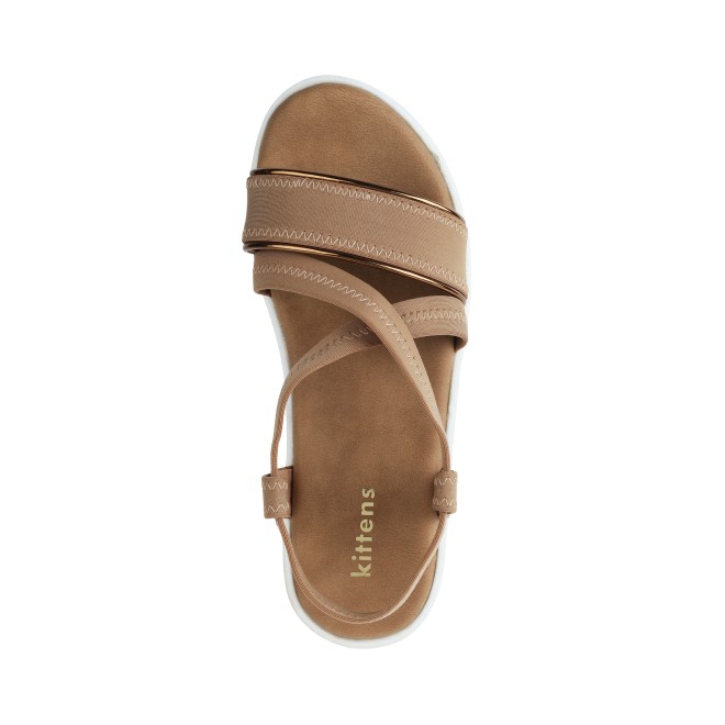 Kittens Girls Beige Casual Sandals (SKU: 78-43-20-30)