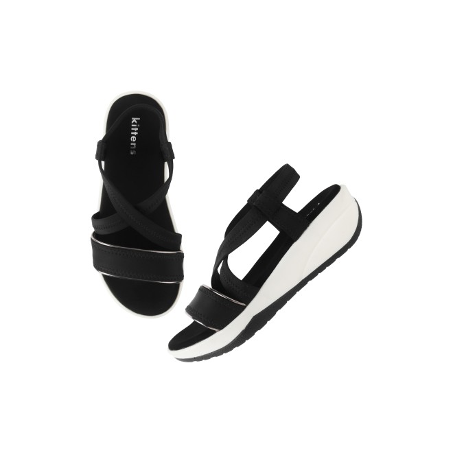 Kittens Girls Black Casual Sandals (SKU: 78-43-11-30)