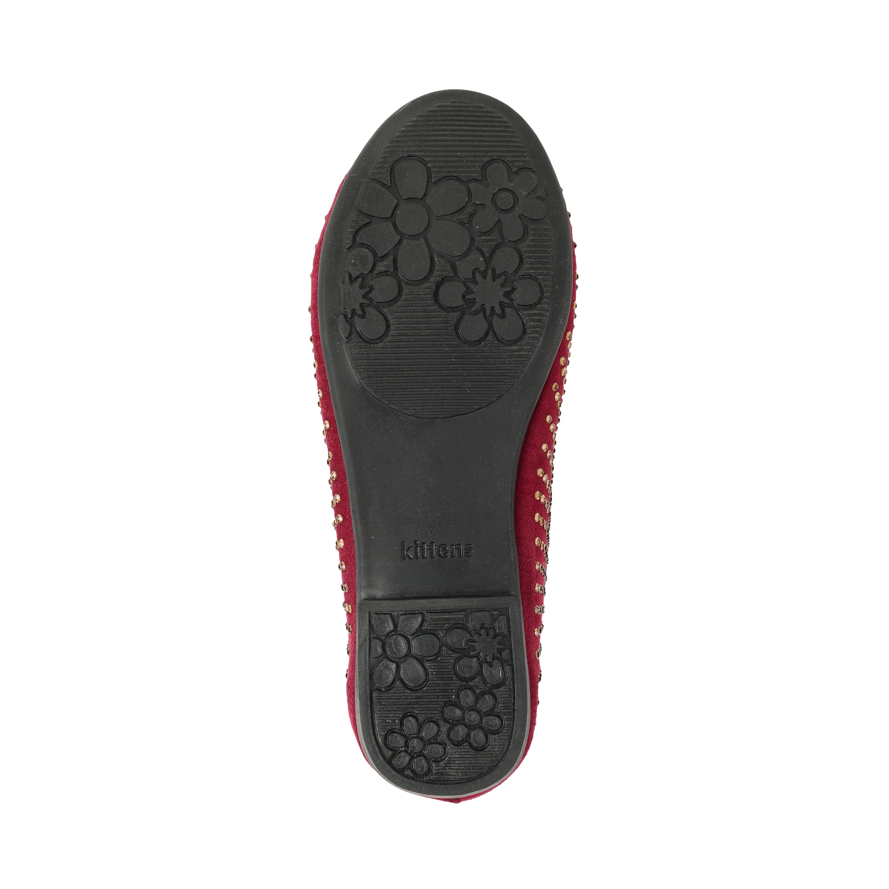 Kittens Girls Maroon Casual Ballerinas (SKU: 78-48-44-30)