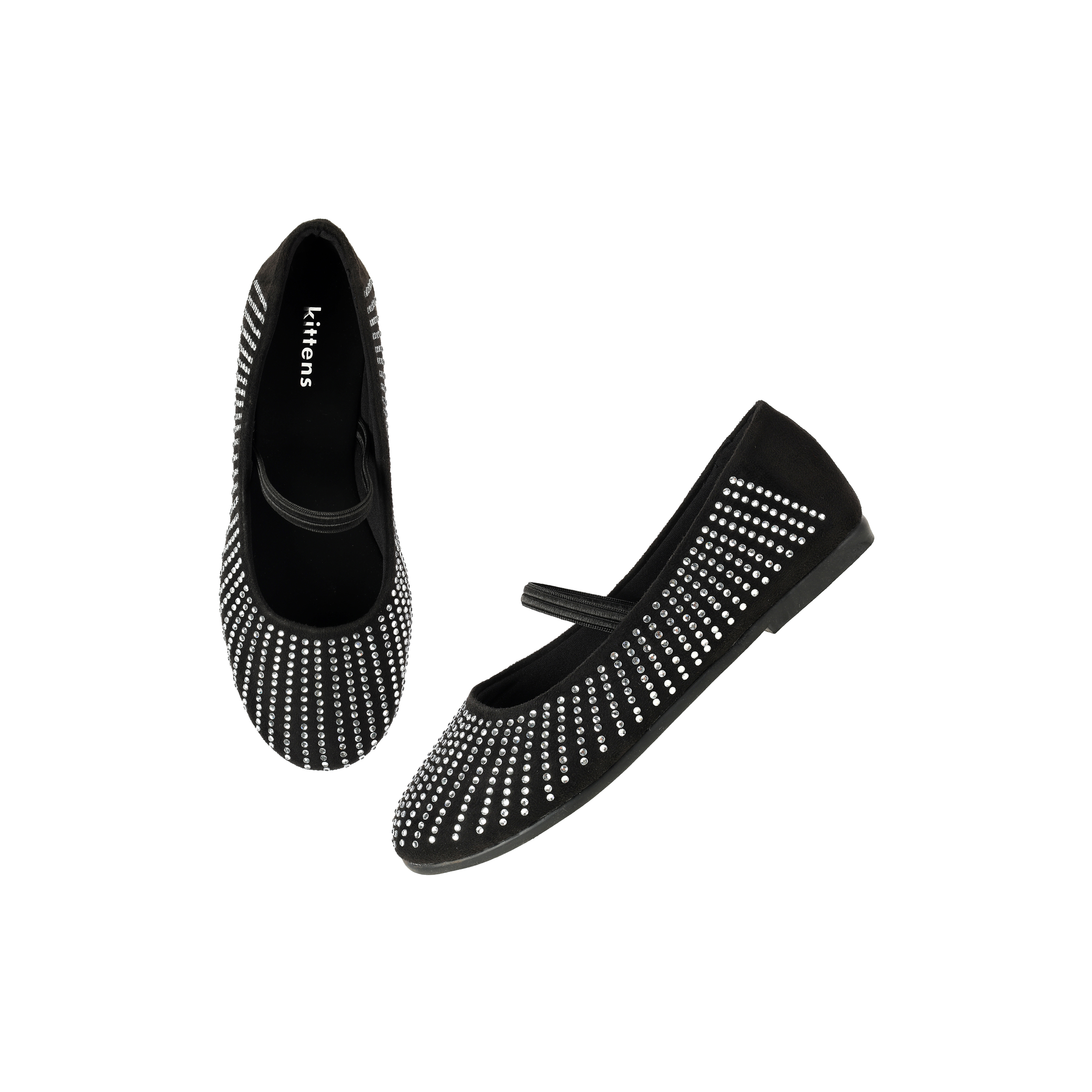 Kittens Girls Black Casual Ballerinas (SKU: 78-48-11-30)