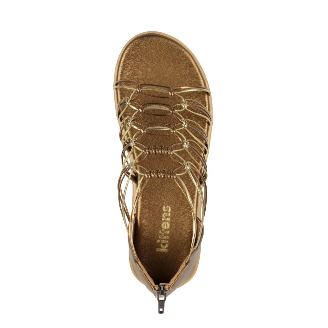 Kittens Girls Antic-gold Casual Sandals (SKU: 78-5-28-30)