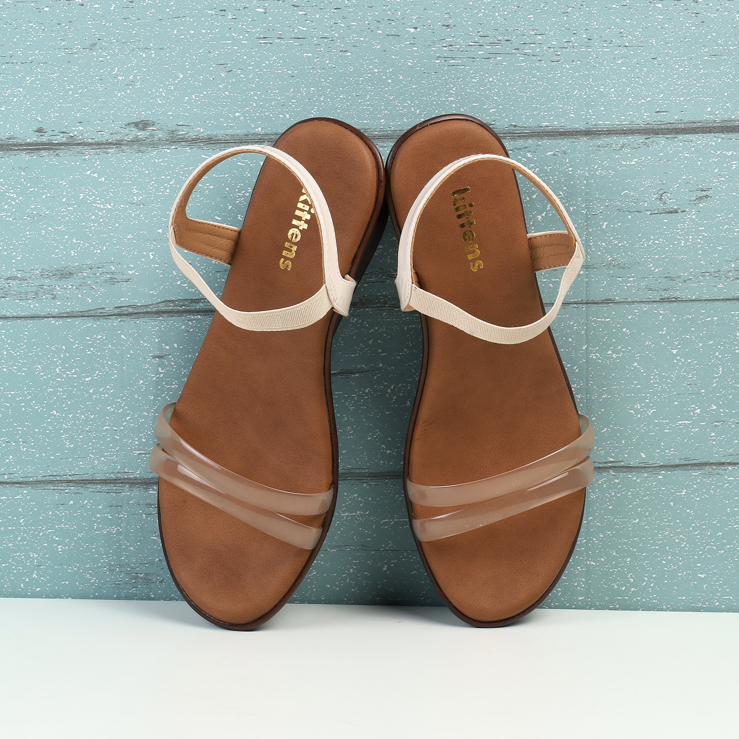 Kittens Girls Beige Casual Sandals