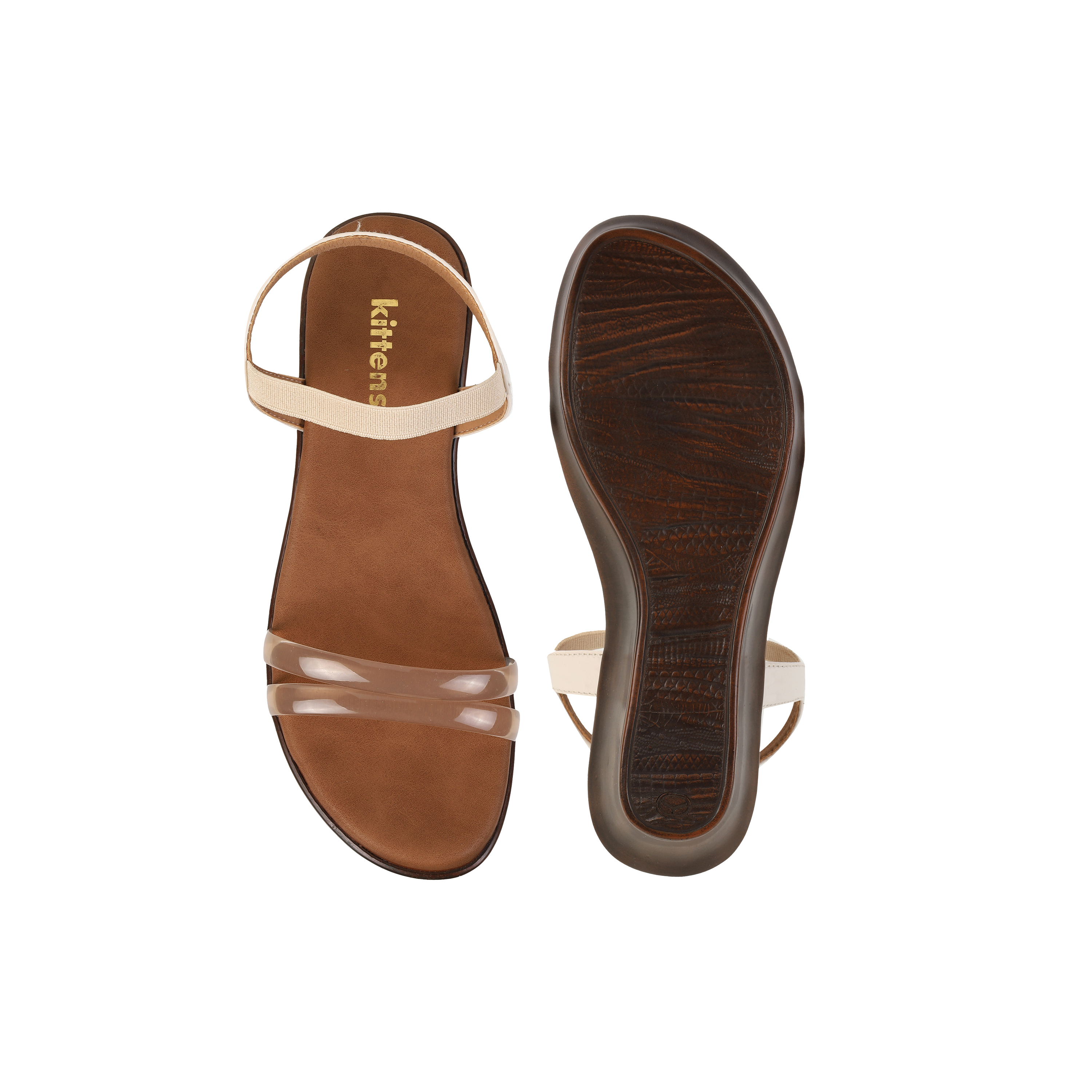 Kittens Girls Beige Casual Sandals (SKU: 78-56-20-32)