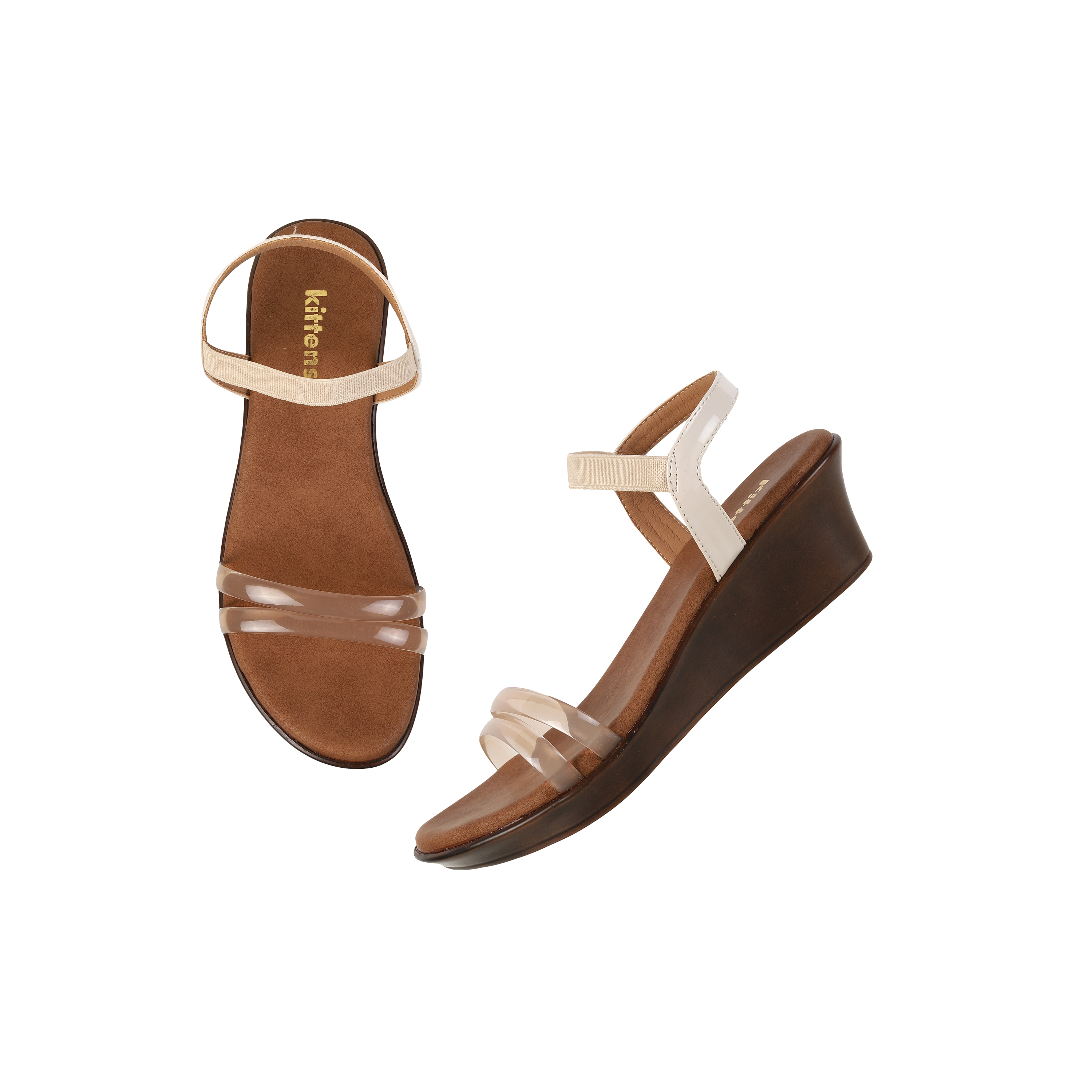 Kittens Girls Beige Casual Sandals (SKU: 78-56-20-32)