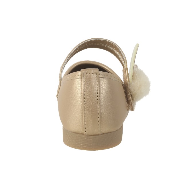 Kittens Girls Gold Casual Ballerinas (SKU: 78-5654-15-26)