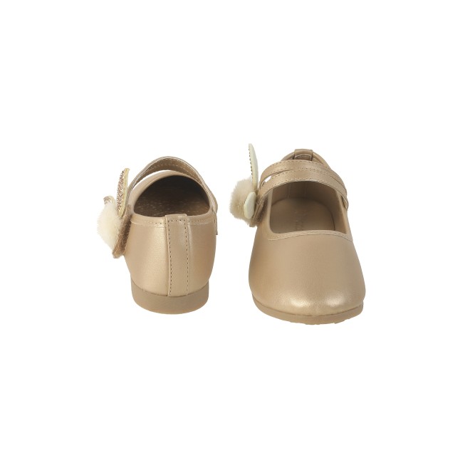 Kittens Girls Gold Casual Ballerinas (SKU: 78-5654-15-26)