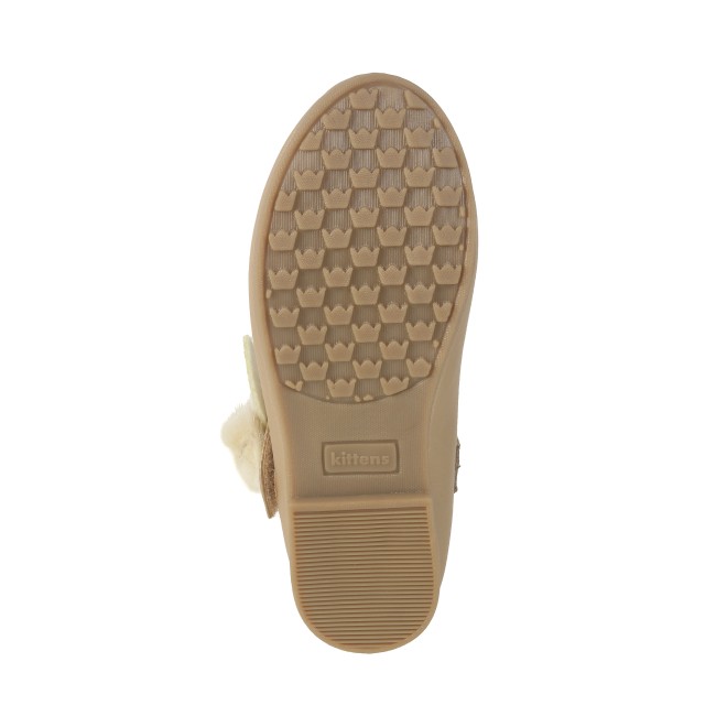Kittens Girls Gold Casual Ballerinas (SKU: 78-5654-15-26)