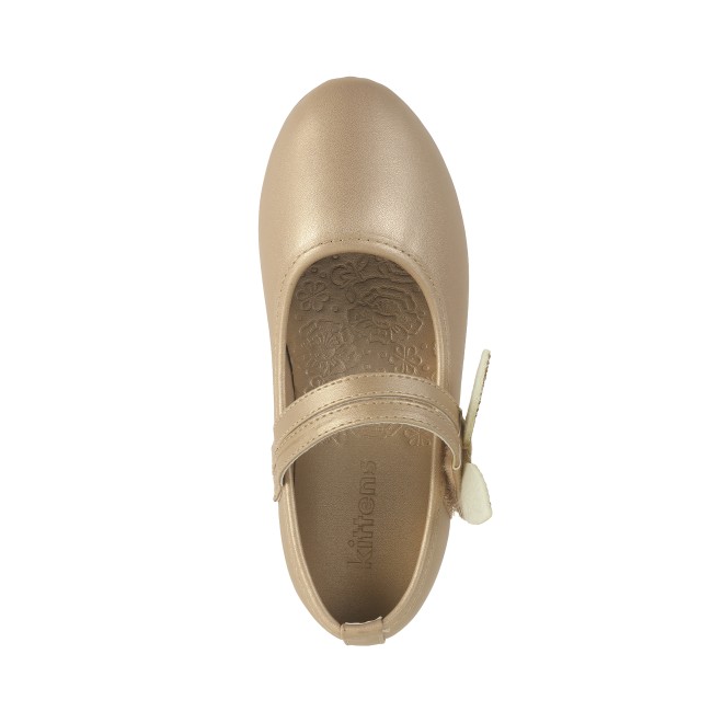 Kittens Girls Gold Casual Ballerinas (SKU: 78-5654-15-26)