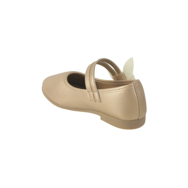 Kittens Girls Gold Casual Ballerinas (SKU: 78-5654-15-26)