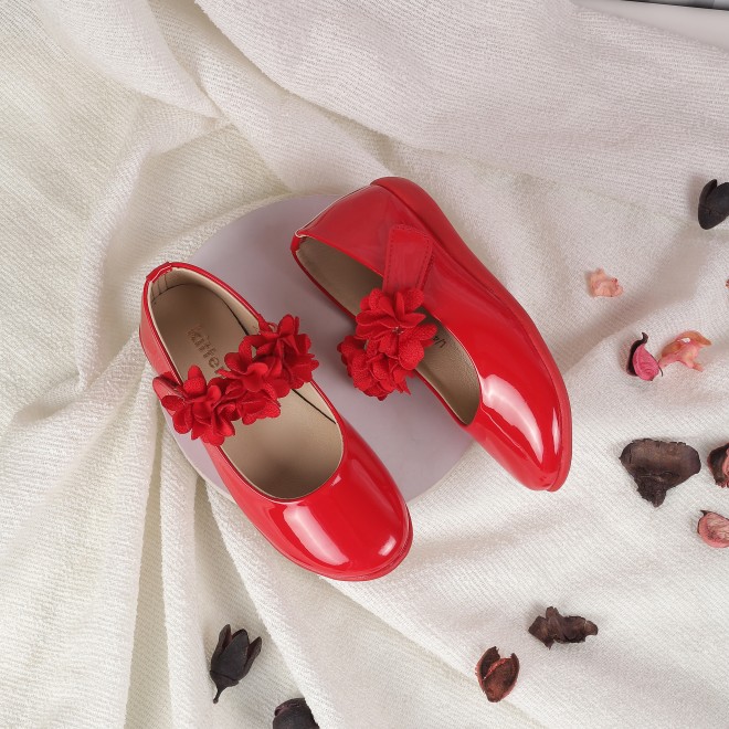 Kittens Girls Red Formal Ballerinas (SKU: 78-5665-18-26)