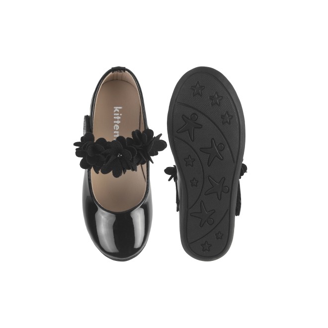Kittens Girls Black-pat Formal Ballerinas (SKU: 78-5665-31-27)