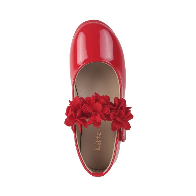 Kittens Girls Red Formal Ballerinas (SKU: 78-5665-18-26)