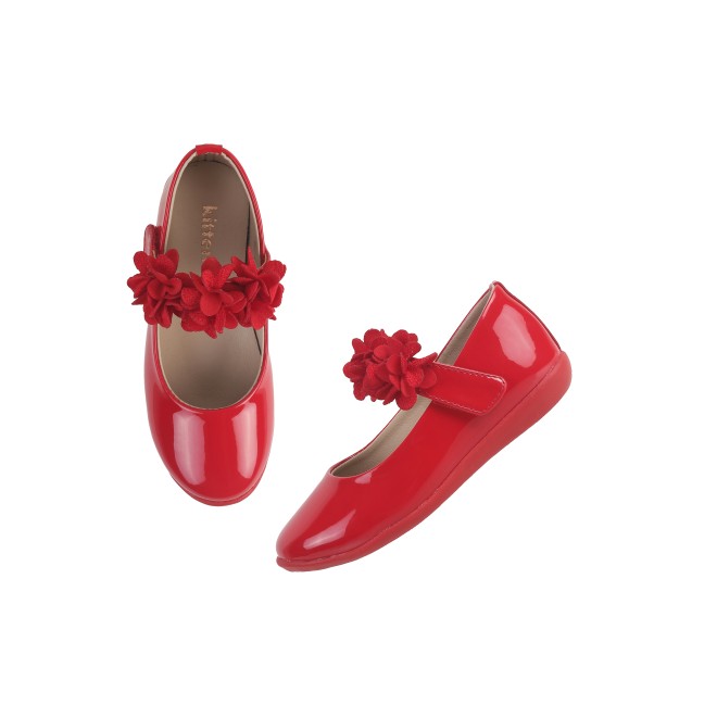 Kittens Girls Red Formal Ballerinas (SKU: 78-5665-18-26)