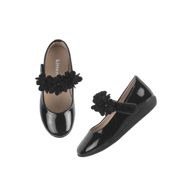 Kittens Girls Black-pat Formal Ballerinas (SKU: 78-5665-31-27)