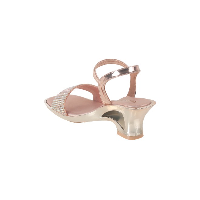 Kittens Girls Rose-gold Formal Sandals (SKU: 78-57106-52-31)