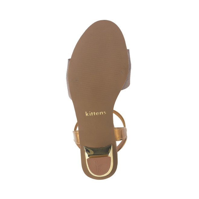 Kittens Girls Antic-gold Formal Sandals (SKU: 78-57112-28-31)