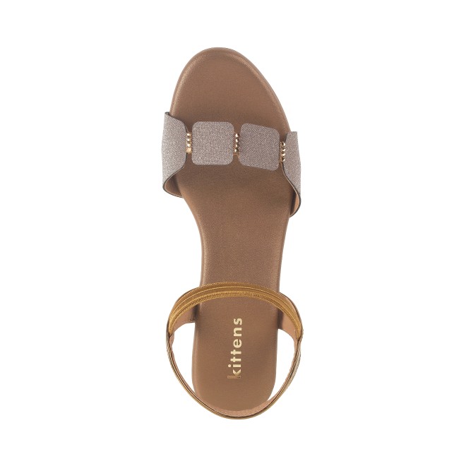 Kittens Girls Antic-gold Formal Sandals (SKU: 78-57112-28-31)