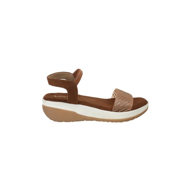 Kittens Girls Tan Casual Sandals (SKU: 78-5721-23-30)