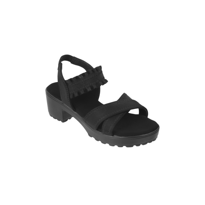 Girls Black Casual Sandals